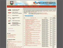 Tablet Screenshot of lpse.semarangkab.go.id
